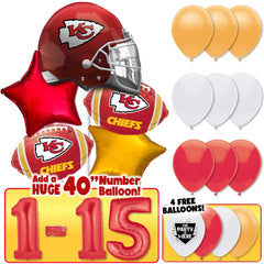 NFL Kansas City Chiefs Football Party Balloon Kit