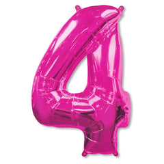 42" Hot Pink #4 Balloon