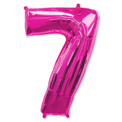 42" Hot Pink #7 Balloon