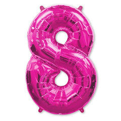 42" Hot Pink #8 Balloon