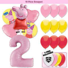 19pc Kit w/ Pastel Pink #2 Balloon