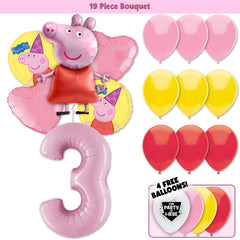 19pc Kit w/ Pastel Pink #3 Balloon