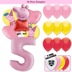 19pc Kit w/ Pastel Pink #5 Balloon