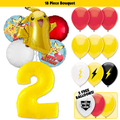18pc Kit w/ Yellow #2 Balloon