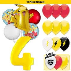 18pc Kit w/ Yellow #4 Balloon
