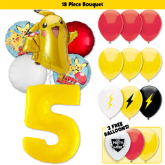18pc Kit w/ Yellow #5 Balloon