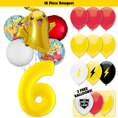 18pc Kit w/ Yellow #6 Balloon