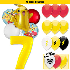 18pc Kit w/ Yellow #7 Balloon
