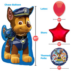 Paw Patrol Chase Deluxe Balloon Bouquet