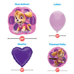 Paw Patrol Skye & Everest Deluxe Balloon Bouquet