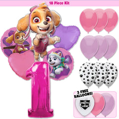 Paw Patrol Skye & Everest Deluxe Balloon Bouquet