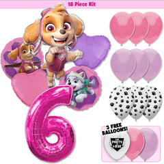 Paw Patrol Skye & Everest Deluxe Balloon Bouquet