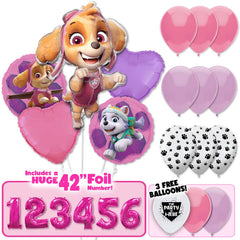 Paw Patrol Skye & Everest Deluxe Balloon Bouquet