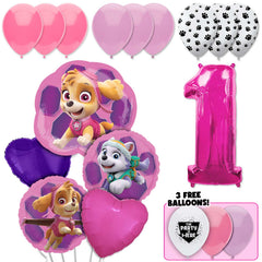 18pc Kit w/ Pink #1 Balloon