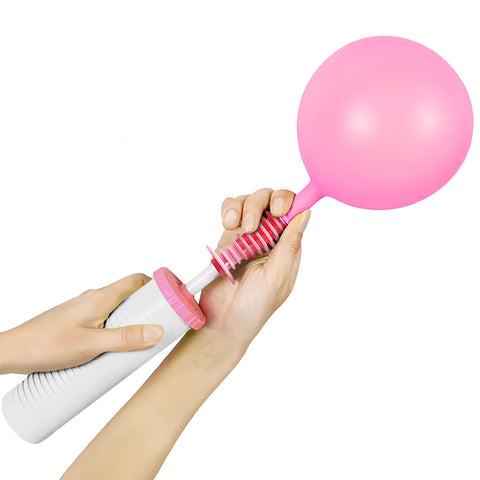 Pink Puffer Balloon Hand Pump