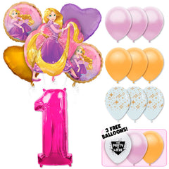 18pc Kit w/ Pink #1 Balloon