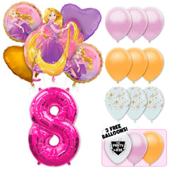 18pc Kit w/ Pink #8 Balloon