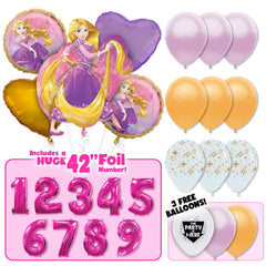 Rapunzel Tangled Deluxe Balloon Bouquet