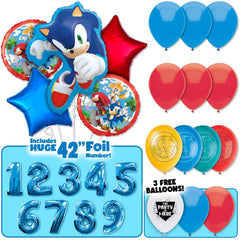 Sonic the Hedgehog Deluxe Balloon Bouquet Kit