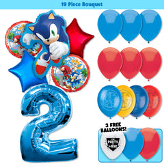 19pc Kit w/ Blue #2 Balloon