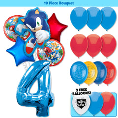 19pc Kit w/ Blue #4 Balloon