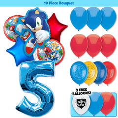 19pc Kit w/ Blue #5 Balloon