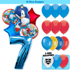 19pc Kit w/ Blue #7 Balloon