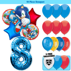 19pc Kit w/ Blue #8 Balloon