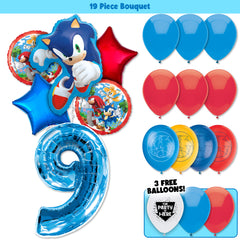 19pc Kit w/ Blue #9 Balloon