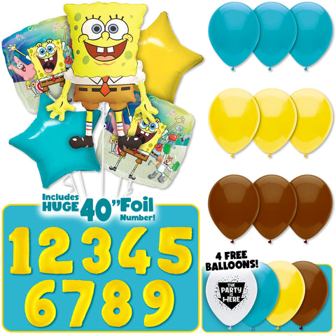 Spongebob Square Pants Deluxe Balloon Bouquet Kit