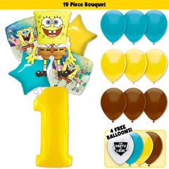 19pc Kit w/ Yellow #1 Balloon