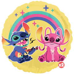 Lilo & Stitch Balloon Kit - Angel's Pink Rainbow Party
