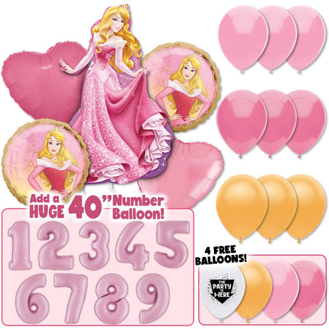 Sleeping Beauty Aurora Birthday Party Balloon Kit