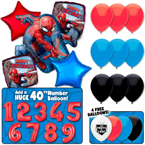 Spider-Man Happy Birthday Balloon Kit