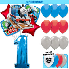 19pc Kit w/ Blue #1 Balloon