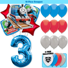 19pc Kit w/ Blue #3 Balloon