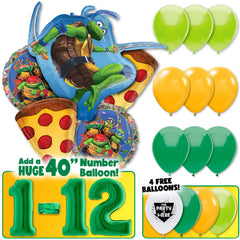 TMNT Teenage Mutant Ninja Turtles Cowabunga Pizza Party Balloon Kit