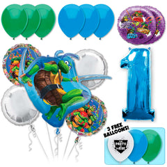 17pc Kit w/ Blue #1 Balloon