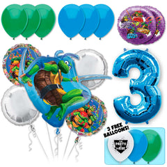 17pc Kit w/ Blue #3 Balloon