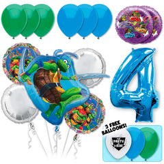 17pc Kit w/ Blue #4 Balloon