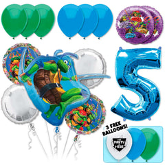 17pc Kit w/ Blue #5 Balloon