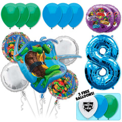 17pc Kit w/ Blue #8 Balloon