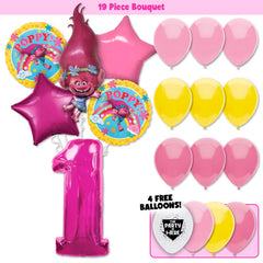 19pc Kit w/ Hot Pink #1 Balloon