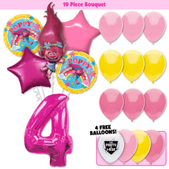 19pc Kit w/ Hot Pink #4 Balloon