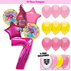 19pc Kit w/ Hot Pink #7 Balloon