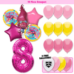 19pc Kit w/ Hot Pink #8 Balloon