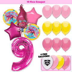 19pc Kit w/ Hot Pink #9 Balloon