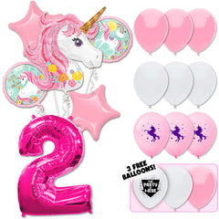 18pc Kit w/ Pink #2 Balloon