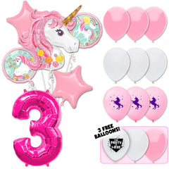 18pc Kit w/ Pink #3 Balloon