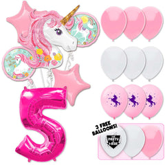 18pc Kit w/ Pink #5 Balloon